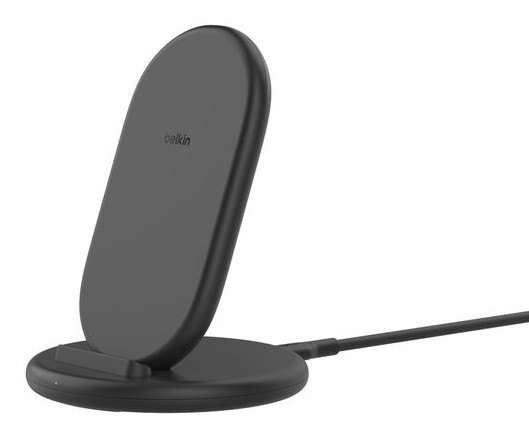 Belkin WIB006HQBK oplader voor mobiele apparatuur Smartphone Zwart USB Draadloos opladen Binnen
