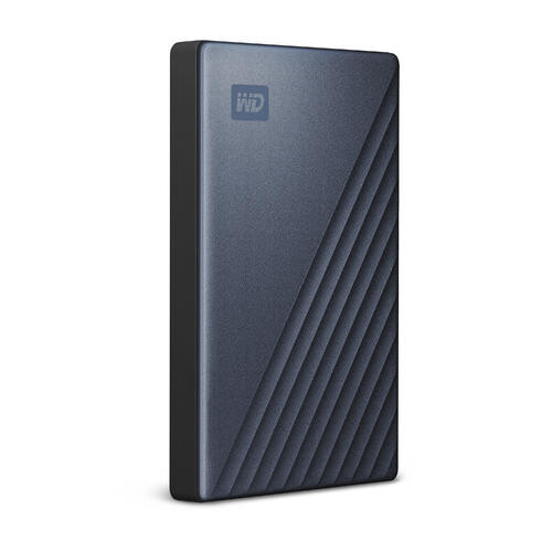 Western Digital WDBC3C0020BBL-WESN externe harde schijf 2 TB USB Type-C 3.2 Gen 1 (3.1 Gen 1) Zwart, Blauw - Afbeelding 2