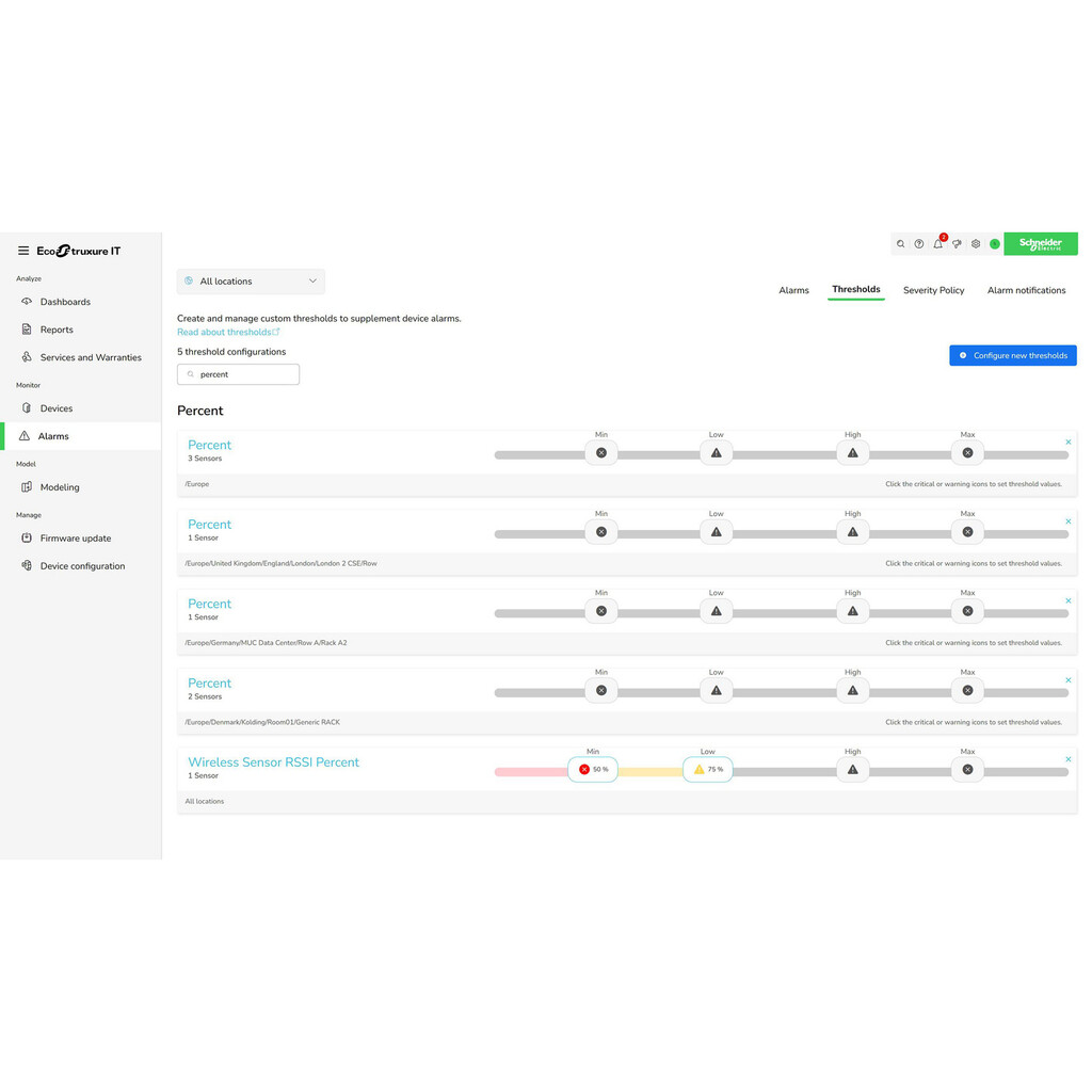 Schneider Electric Abonnement, EcoStruxure IT Expert, 3 jaar, digitaal, monitoring en beheer op afstand van datacenters. - Afbeelding 18