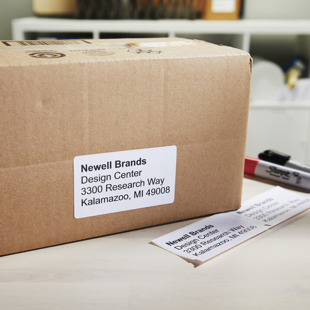 DYMO originele LabelWriter verzendlabels voor hoge capaciteit | 59 mm x 102 mm | 2 rollen eenvoudig los te maken labels (1150 po - Afbeelding 2
