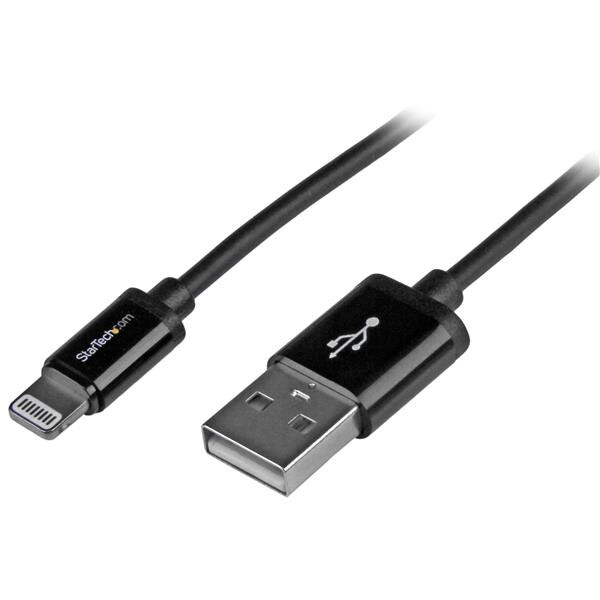 StarTech.com 1 m zwarte Apple 8-polige Lightning connector naar USB-kabel voor iPhone / iPod / iPad - Afbeelding 4
