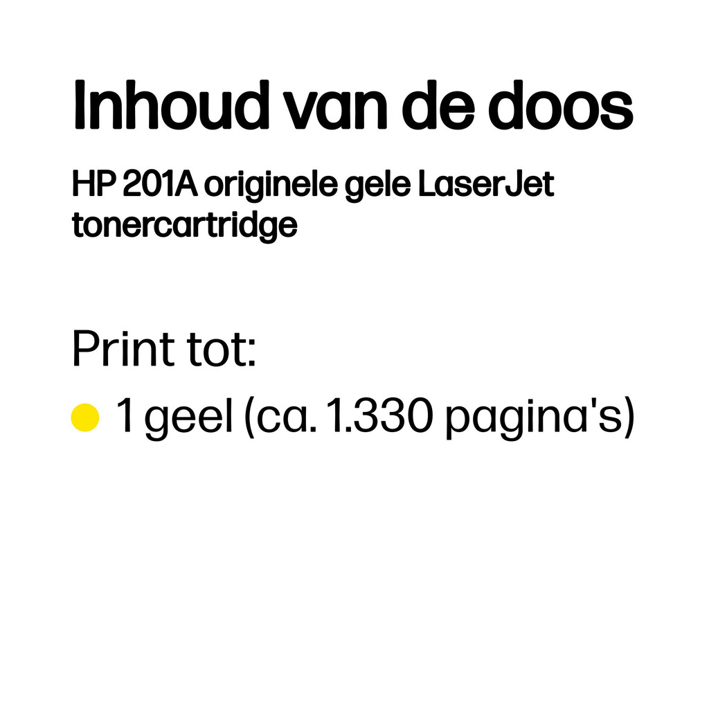 HP 201A originele gele LaserJet tonercartridge - Afbeelding 3