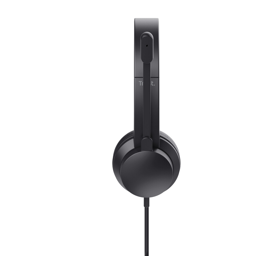 Trust Ayda USB Headset - USB headset voor kantoor en calls – Opklapbare microfoon – Volumeregeling in kabel – Zwart - Afbeelding 4