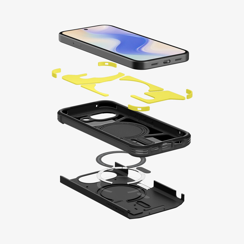 Spigen Tough Armor (Mag Fit) mobiele telefoon behuizingen 16 cm (6.3") Hoes Zwart - Afbeelding 4