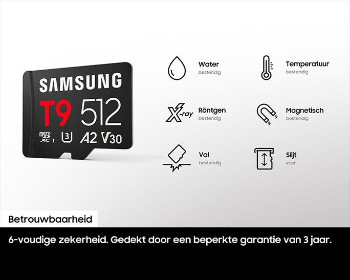Samsung T9 microSDHC™ UHS-I Card 512GB - Afbeelding 5
