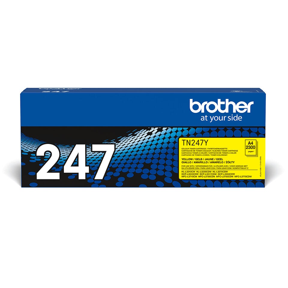 Brother TN-247Y tonercartridge 1 stuk(s) Origineel Geel