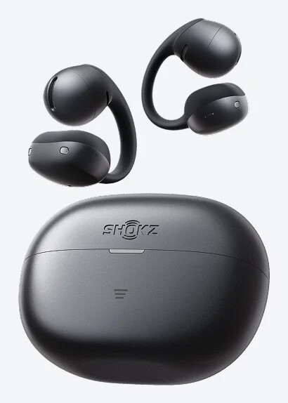 SHOKZ OpenDots Air Headset Draadloos Oorklem Gesprekken/Muziek/Sport/Elke dag Bluetooth Zwart