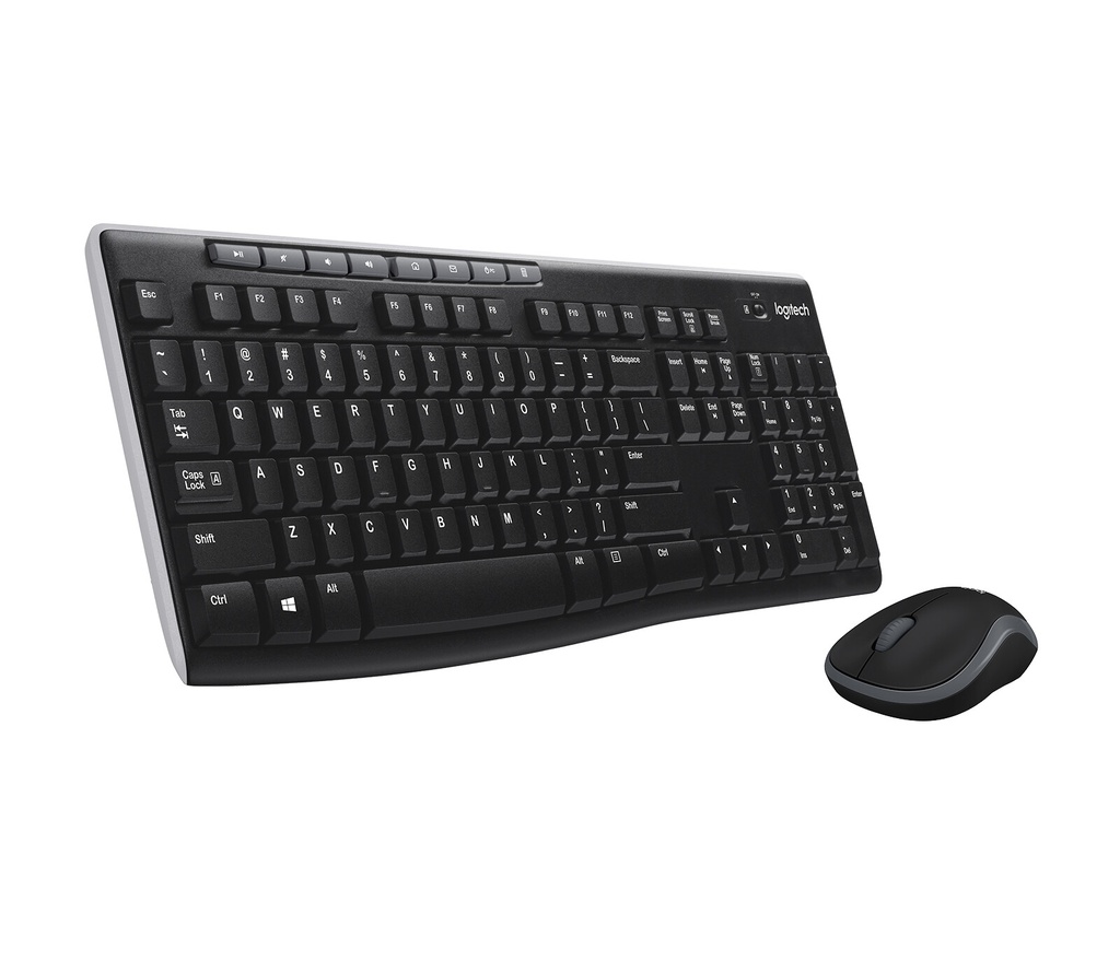 Logitech MK270 toetsenbord Inclusief muis Kantoor RF Draadloos Scandinavisch Zwart - Afbeelding 3