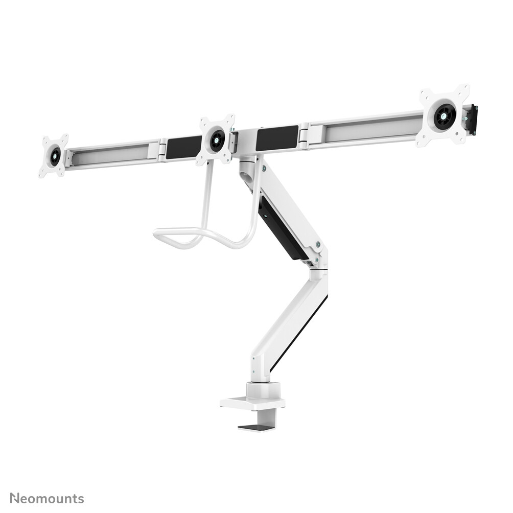 Neomounts NM-D775DX3WHITE flat panel bureau steun 68,6 cm (27") Wit - Afbeelding 5