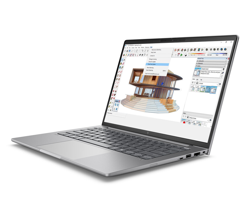 HP ZBook 8 G1i Wolf Pro Security Edition Intel Core Ultra 7 255H Mobiel werkstation 35,6 cm (14") WQXGA 32 GB DDR5-SDRAM 1 TB S - Afbeelding 5