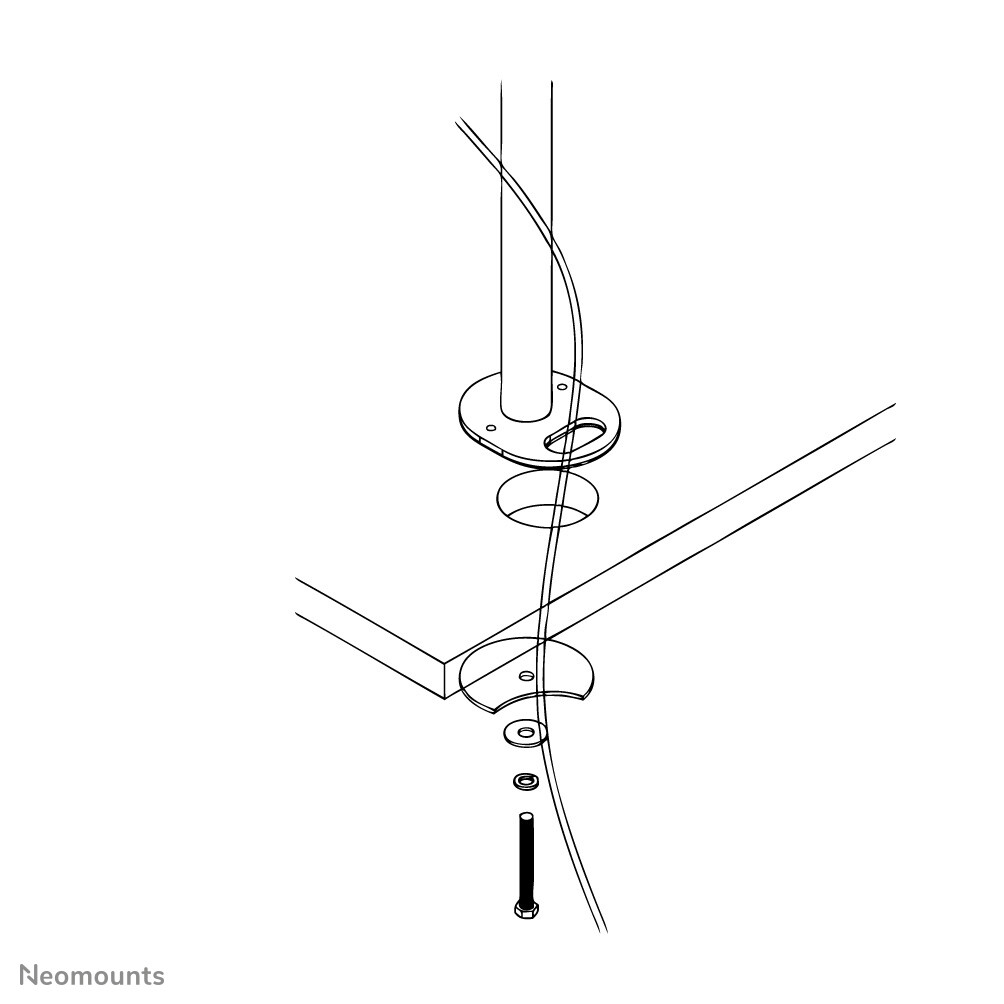 Neomounts FPMA-D960GROMMET Bureaudoorvoerbuis 10-30" - Afbeelding 3