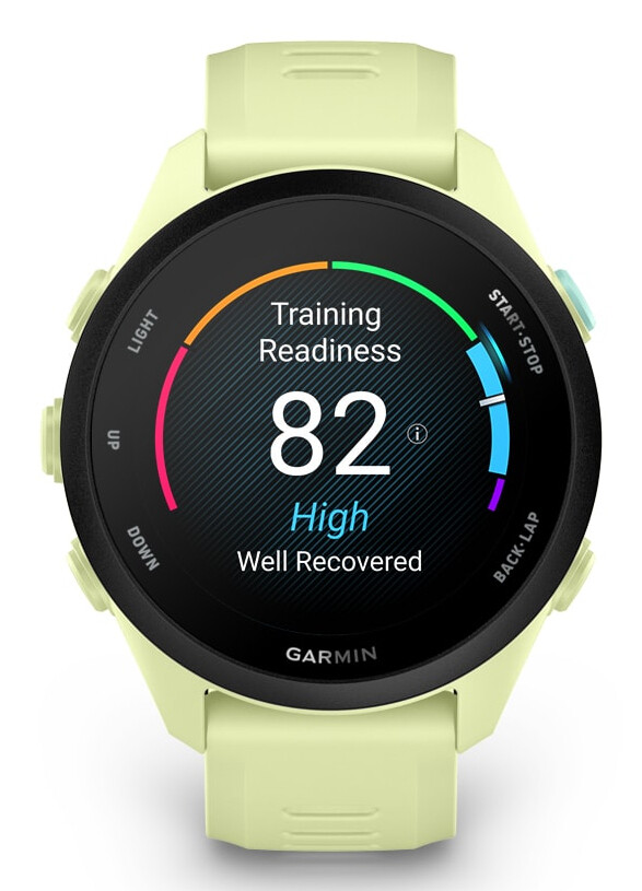 Garmin Forerunner 70 3,05 cm (1.2") AMOLED 30 mm Digitaal 390 x 390 Pixels Touchscreen Limoen GPS - Afbeelding 2