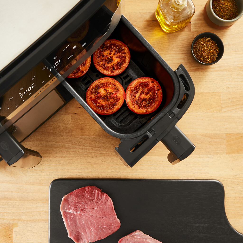 Tefal Dual Easy Fry & Grill Easy Fry & Grill Dual EY905D air fryer met dubbele lades - 8 programma's - 5,2 L + 3,1 L - Afbeelding 16
