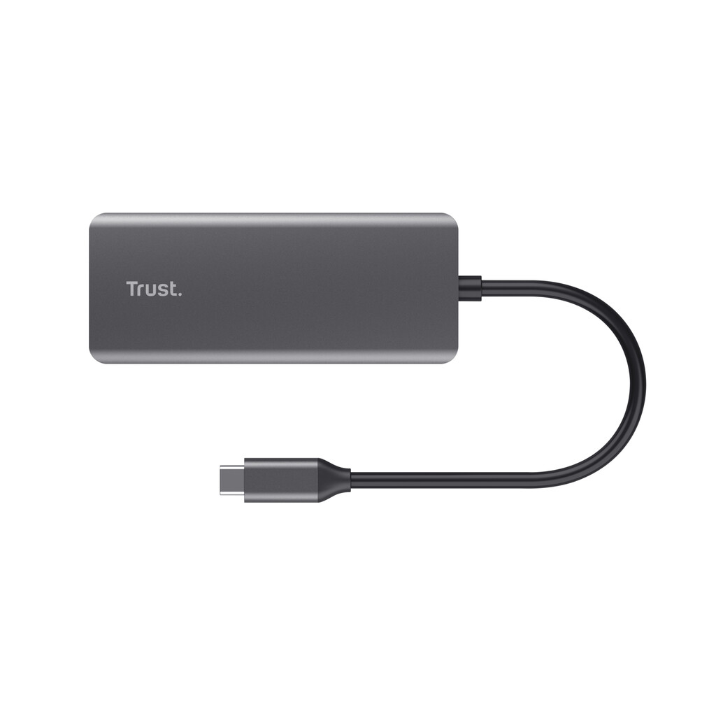 Trust Dalyx 6-in-1 USB-C Multiport Adapter – USB-C hub – Multiport adapter – Laptop docking adapter – 6 poorten – Zilver - Afbeelding 6