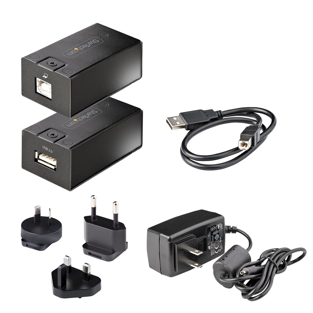 StarTech.com 150m USB 2.0 Extender over Cat5e/Cat6 Ethernet Kabel, Externe Voeding, USB Extender via RJ45/Netwerk Kabel, USB Ove - Afbeelding 6