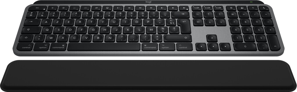 Logitech Master MX Keys S Combo for Mac toetsenbord Inclusief muis Thuis/Werk RF-draadloos + Bluetooth AZERTY Frans Aluminium, Z - Afbeelding 4