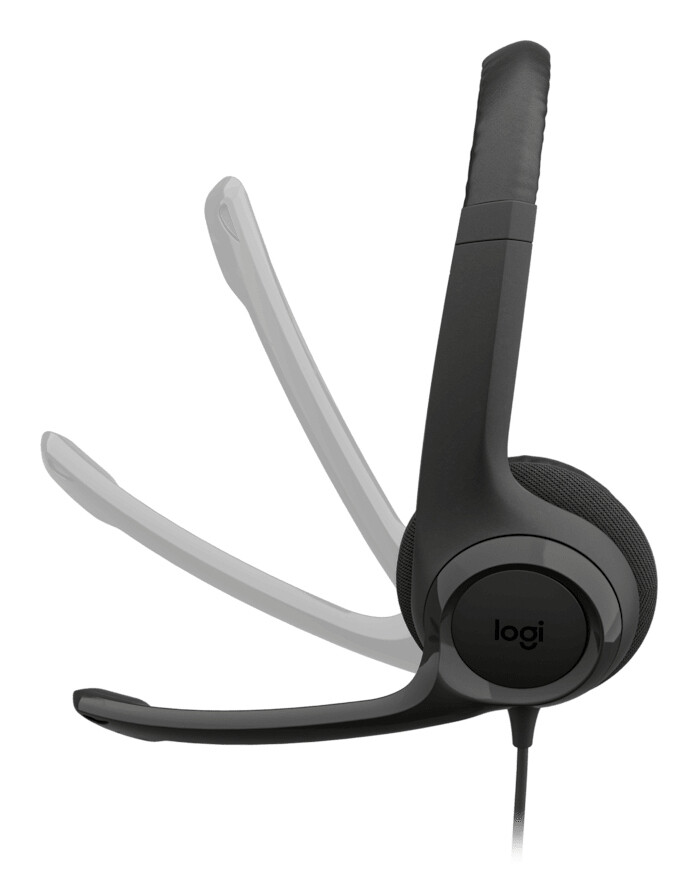 Logitech H390 Headset Bedraad Hoofdband Oproepen/muziek USB Type-C Zwart - Afbeelding 3