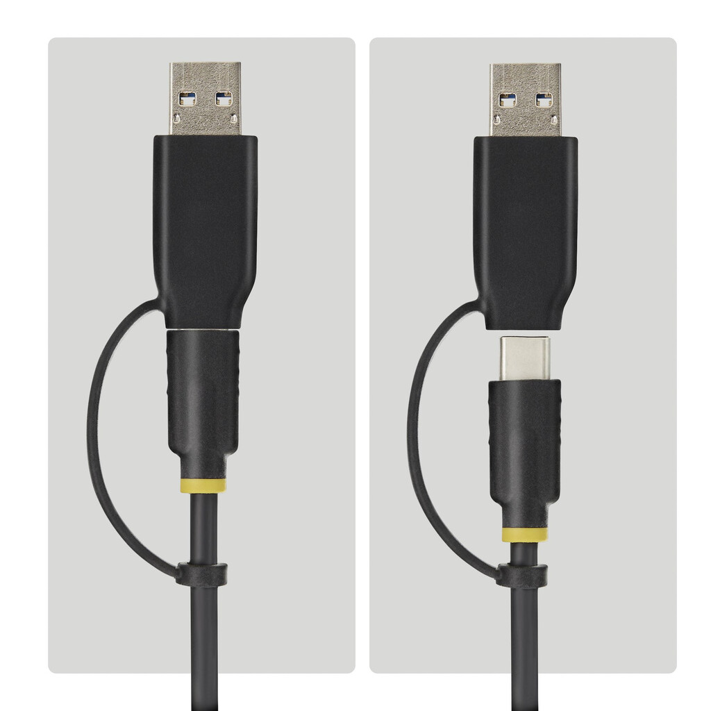 StarTech.com USB-C/USB-A naar M.2 NVMe en 2.5in/3.5in SATA Adapter, 10Gbps, Tool-Free Externe SSD Hard Drive Lezer, B+M/M-Key - Afbeelding 3