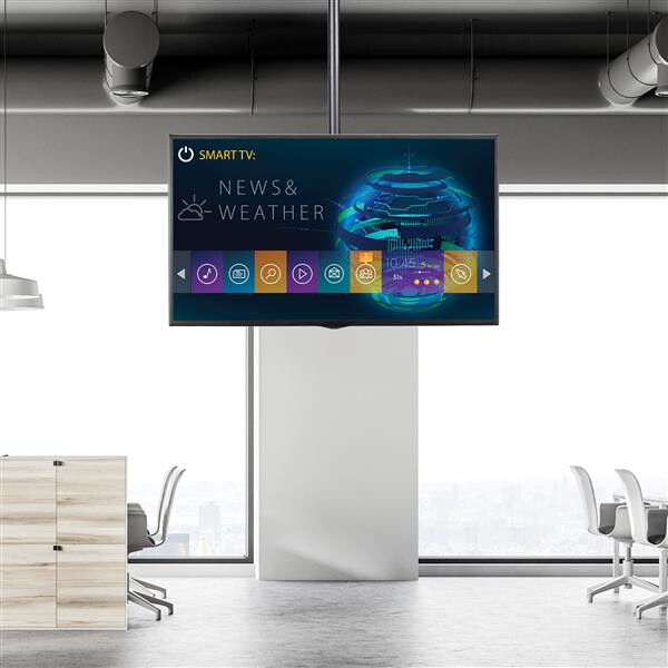 StarTech.com TV Plafondbeugel, Full-Motion Universele Ophangbeugel, VESA Beugel voor Single 32”-75" TVs / Displays, Kantelen/Zwe - Afbeelding 7