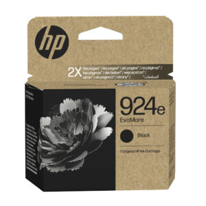 HP 924e EvoMore originele zwarte inktcartridge