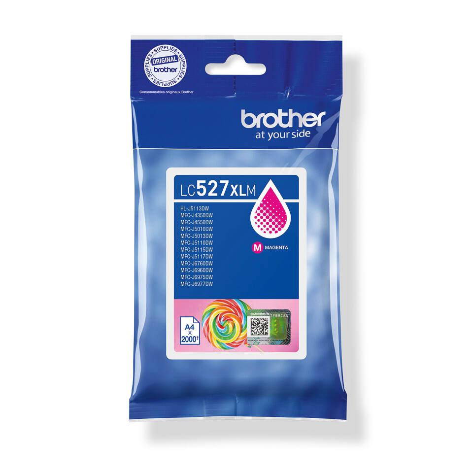 Brother LC527XLM inktcartridge 1 stuk(s) Origineel Hoog (XL) rendement Magenta