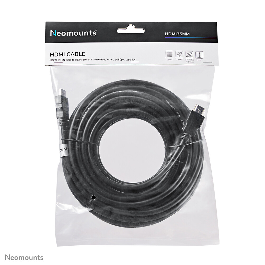 Neomounts HDMI35MM HDMI kabel - 10 meter - Afbeelding 4