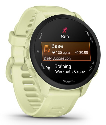 Garmin Forerunner 70 3,05 cm (1.2") AMOLED 30 mm Digitaal 390 x 390 Pixels Touchscreen Limoen GPS - Afbeelding 12