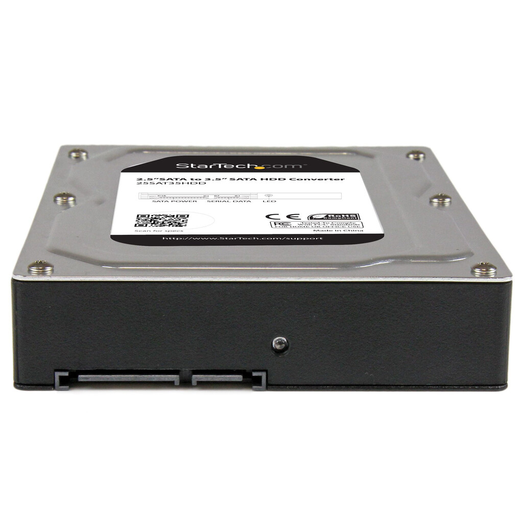 StarTech.com 2,5" naar 3,5" SATA Aluminium Harde Schijf Adapter Behuizing met SSD/HDD-hoogte van max. 12,5 mm - Afbeelding 4