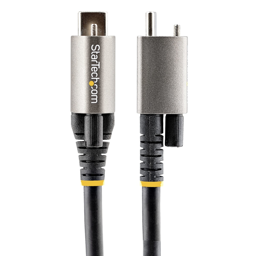 StarTech.com 50cm USB-C Kabel, Vergrendelbaar met Topschroef, USB 10Gbps, 100W (5A) Power Delivery, 8K 60Hz / 4K 144Hz DP Alt Mo - Afbeelding 3