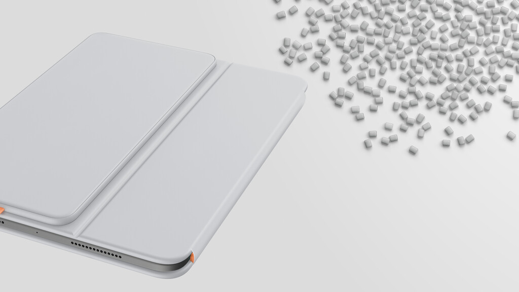 Logitech Flip Folio QWERTZ Zwitsers Bluetooth Licht Grijs - Afbeelding 6