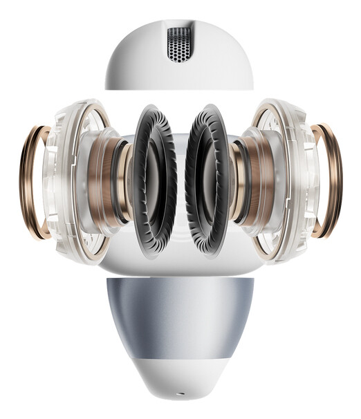 SHOKZ OpenDots 2 Headset Draadloos Oorklem Gesprekken/Muziek/Sport/Elke dag Bluetooth Grijs - Afbeelding 3