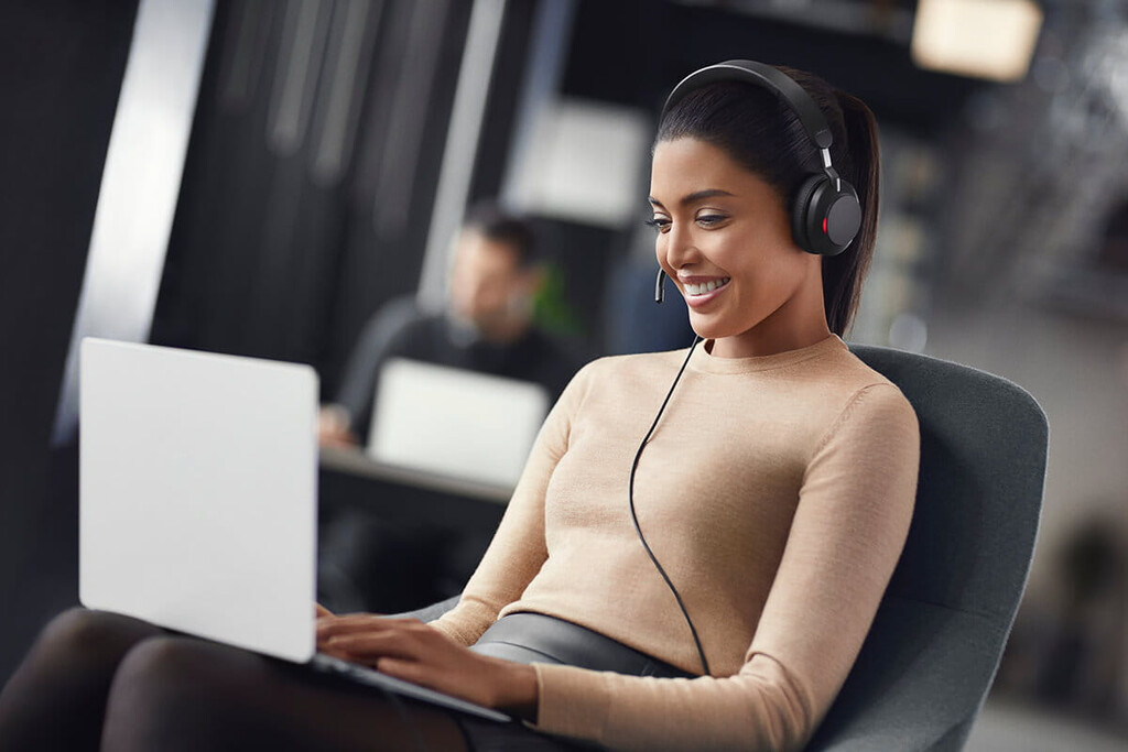 Jabra Evolve2 40 SE Headset Bedraad Hoofdband Kantoor/callcenter USB Type-C / USB Type-A Zwart - Afbeelding 4