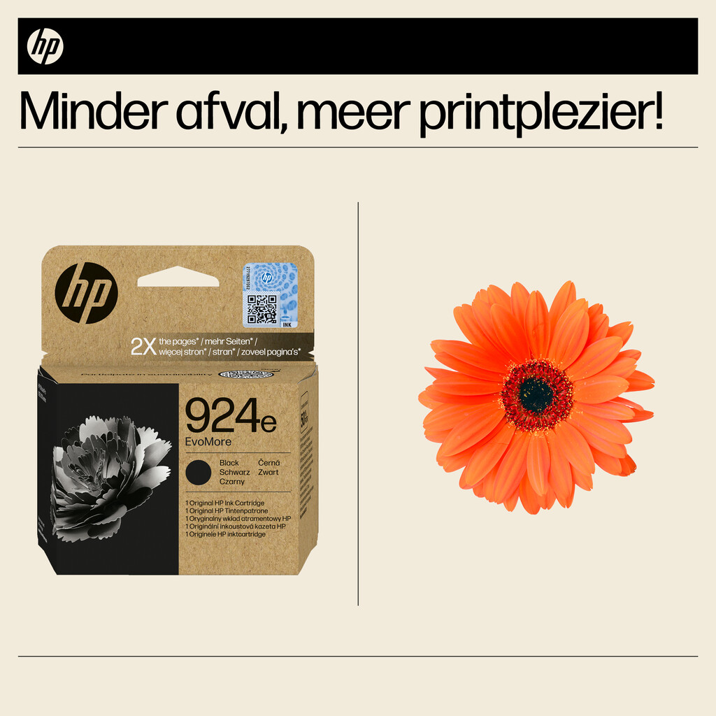 HP 924e EvoMore originele zwarte inktcartridge - Afbeelding 7
