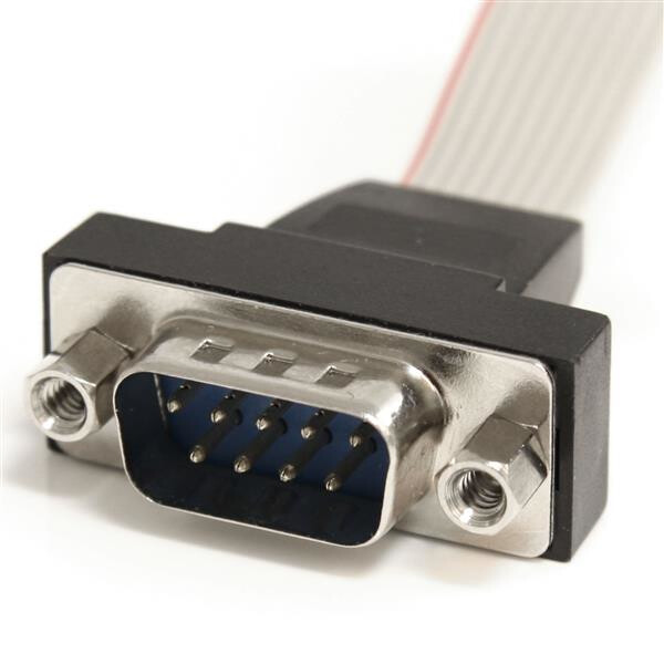 StarTech.com 40cm 9-pins Serieel Mannelijk naar 10-pins Moederbord Inbouwpaneel Kabel - Afbeelding 2
