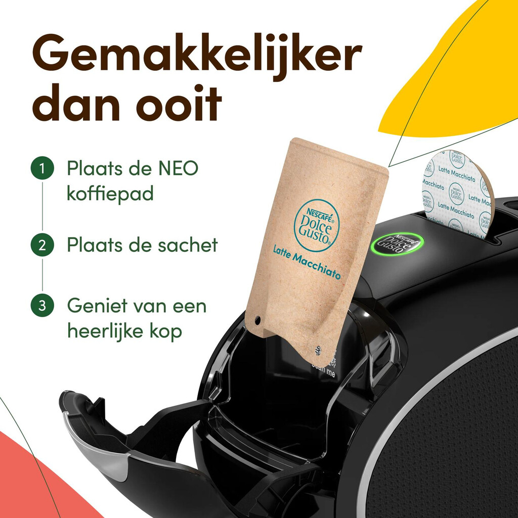Krups NESCAFÉ DOLCE GUSTO NESCAFÉ® Dolce Gusto® YY5678 NEO Latte koffiemachine zwart - Afbeelding 5