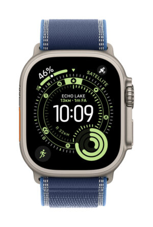 Apple MG9R4ZM/A slimme draagbare accessoire Band Blauw Titanium, Polyester, Spandex, Nylon