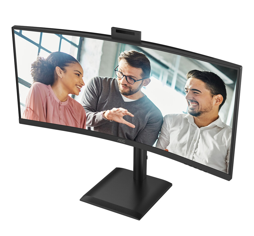 AOC E4 CU34E4CW computer monitor 86,4 cm (34") 3440 x 1440 Pixels UltraWide Quad HD LED Zwart - Afbeelding 9