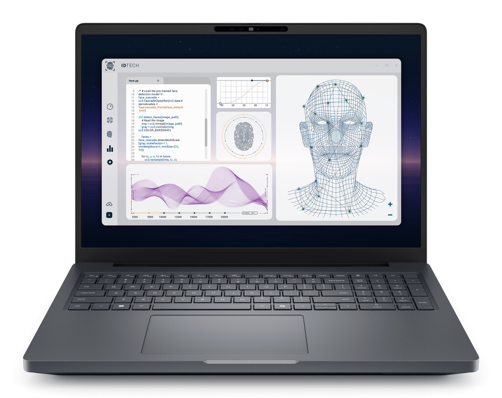 DELL Pro Max 16 Plus MB16250 Intel Core Ultra 9 285HX Mobiel werkstation 40,6 cm (16") Full HD+ 64 GB DDR5-SDRAM 1 TB SSD NVIDIA