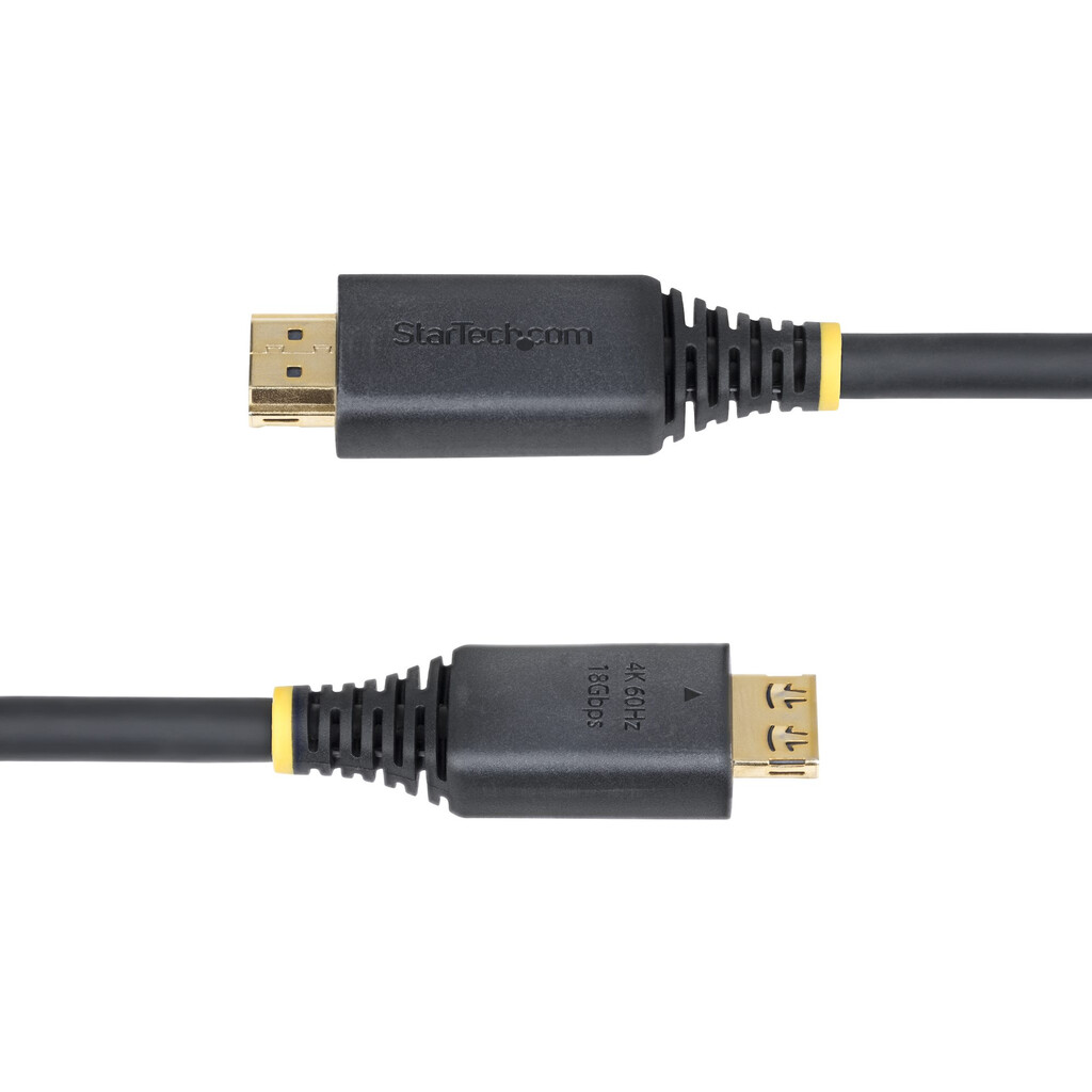 StarTech.com 4,5m High Speed HDMI Kabel met Grip Connectors, 4K 60Hz/1440p 144Hz, HDR10/HDCP 2.2/ARC, 18Gbps, UHD HDMI 2.0 Kabel - Afbeelding 4