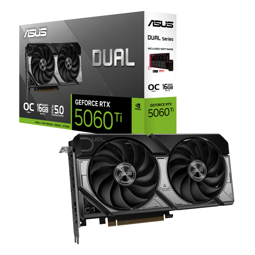 ASUS Dual -RTX5060TI-O16G NVIDIA GeForce RTX 5060 Ti 16 GB GDDR7 - Afbeelding 15