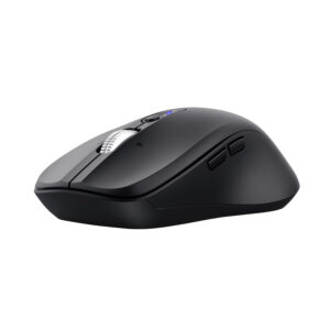 Trust Ferro Hyperscroll Draadloze Muis - Multi-device muis – Hyperscrollwiel – RF+Bluetooth – Zwart