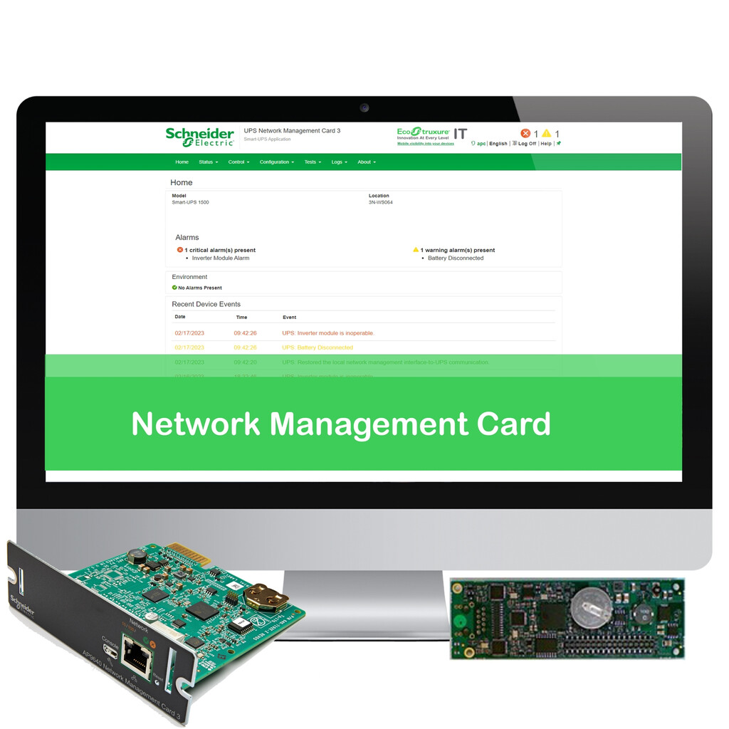 Schneider Electric Abonnement, netwerkbeheerkaarten, 5 jaar, beveiligd NMC-systeem, 1 Easy UPS 1-fasig apparaat, verminder uw bl - Afbeelding 2