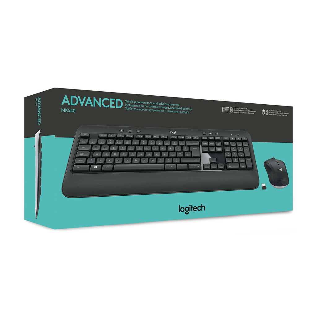 Logitech MK540 ADVANCED Onmiddellijk vertrouwd. Gewoon geavanceerd. - Afbeelding 21