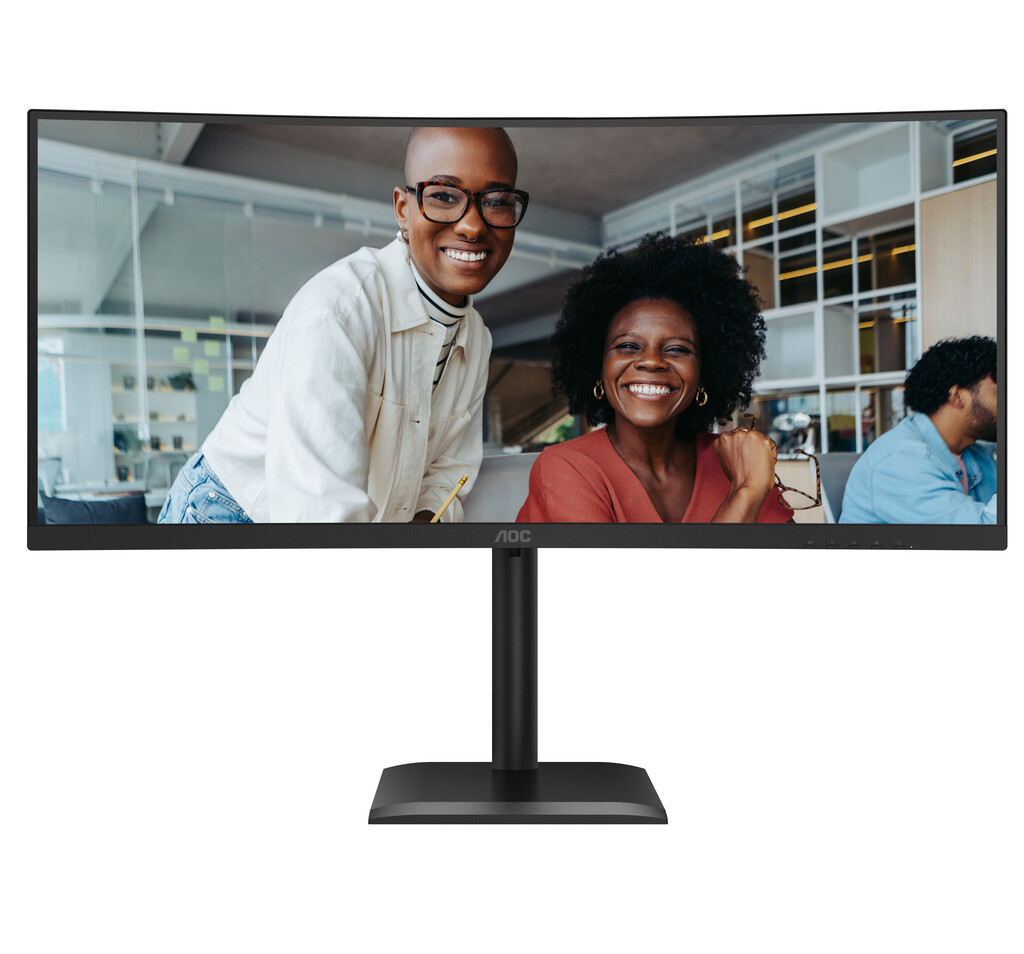 AOC E4 CU34E4CV computer monitor 86,4 cm (34") 3440 x 1440 Pixels UltraWide Quad HD LCD Zwart - Afbeelding 5