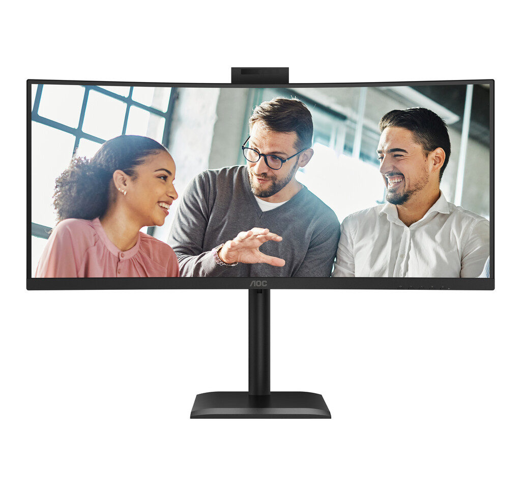 AOC E4 CU34E4CW computer monitor 86,4 cm (34") 3440 x 1440 Pixels UltraWide Quad HD LED Zwart - Afbeelding 5