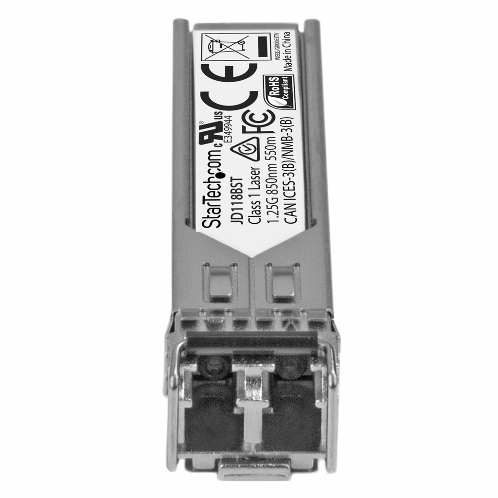StarTech.com Gigabit Fiber 1000BASE-SX SFP ontvanger module - HPE JD118B compatibel - MM LC - 550m - Afbeelding 2
