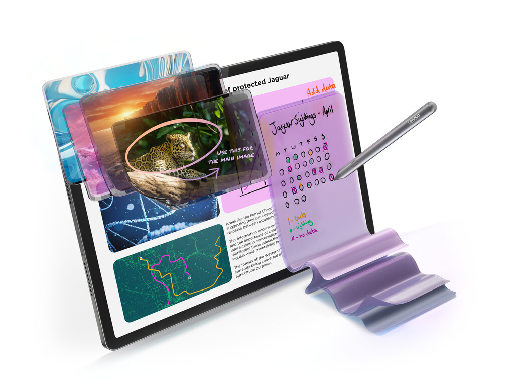 Lenovo Idea Tab Pro Mediatek 256 GB 32,3 cm (12.7") 8 GB Wi-Fi 6E (802.11ax) Android 14 Grijs - Afbeelding 15