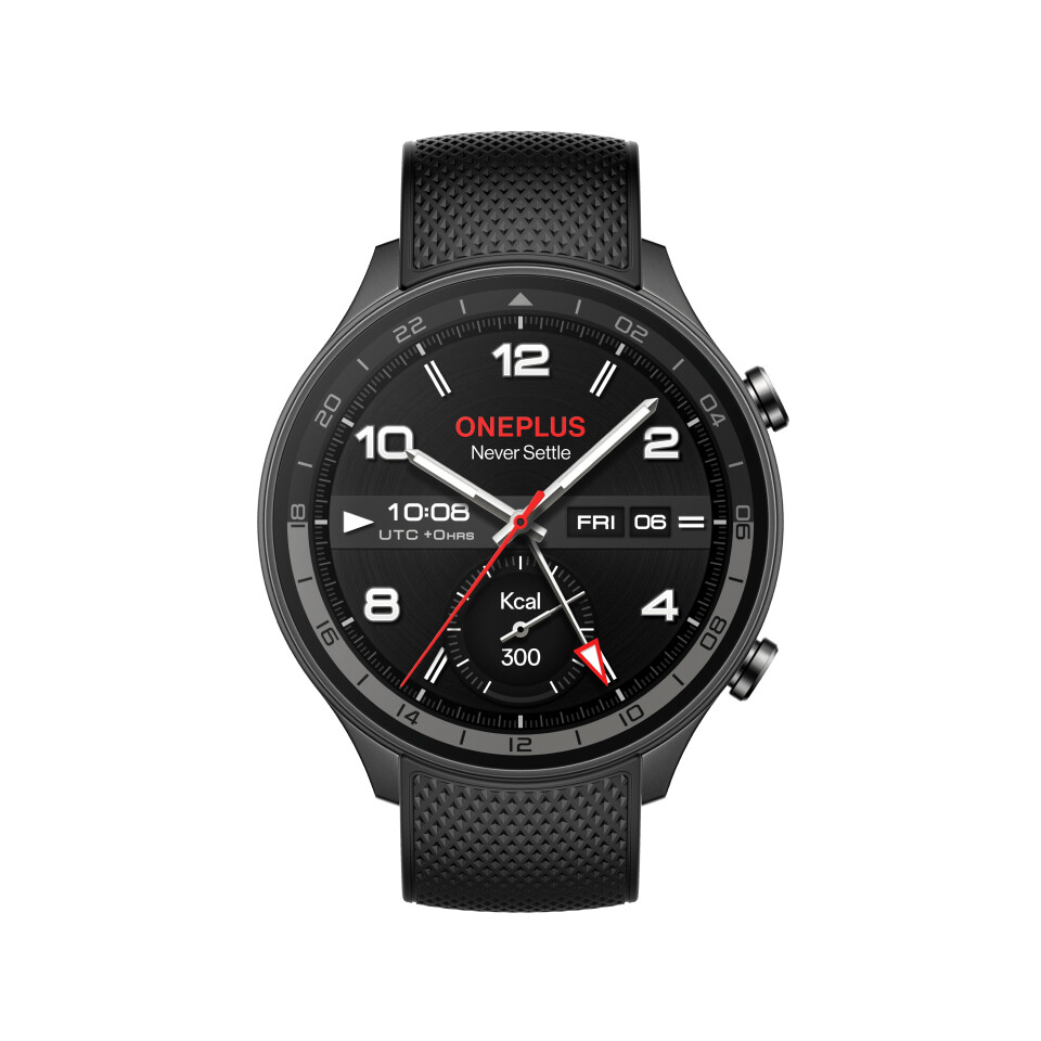 OnePlus Watch 2R 3,63 cm (1.43") AMOLED 46 mm Digitaal 466 x 466 Pixels Touchscreen Grijs Wifi GPS