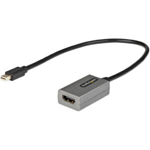 StarTech.com Mini DisplayPort naar HDMI Adapter, mDP naar HDMI Adapter Dongle, 1080p, mDP 1.2 naar HDMI Monitor/Scherm, Video Co