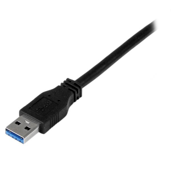 StarTech.com 1 m gecertificeerde SuperSpeed USB 3.0 A-naar-B-kabel M/M - Afbeelding 2